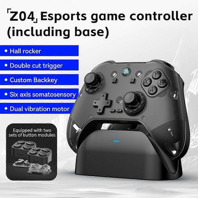 Z04 Drahtloser Gamecontroller Bluetooth-kompatibles Gamepad mit Ladestation für Nintendo Switch Com