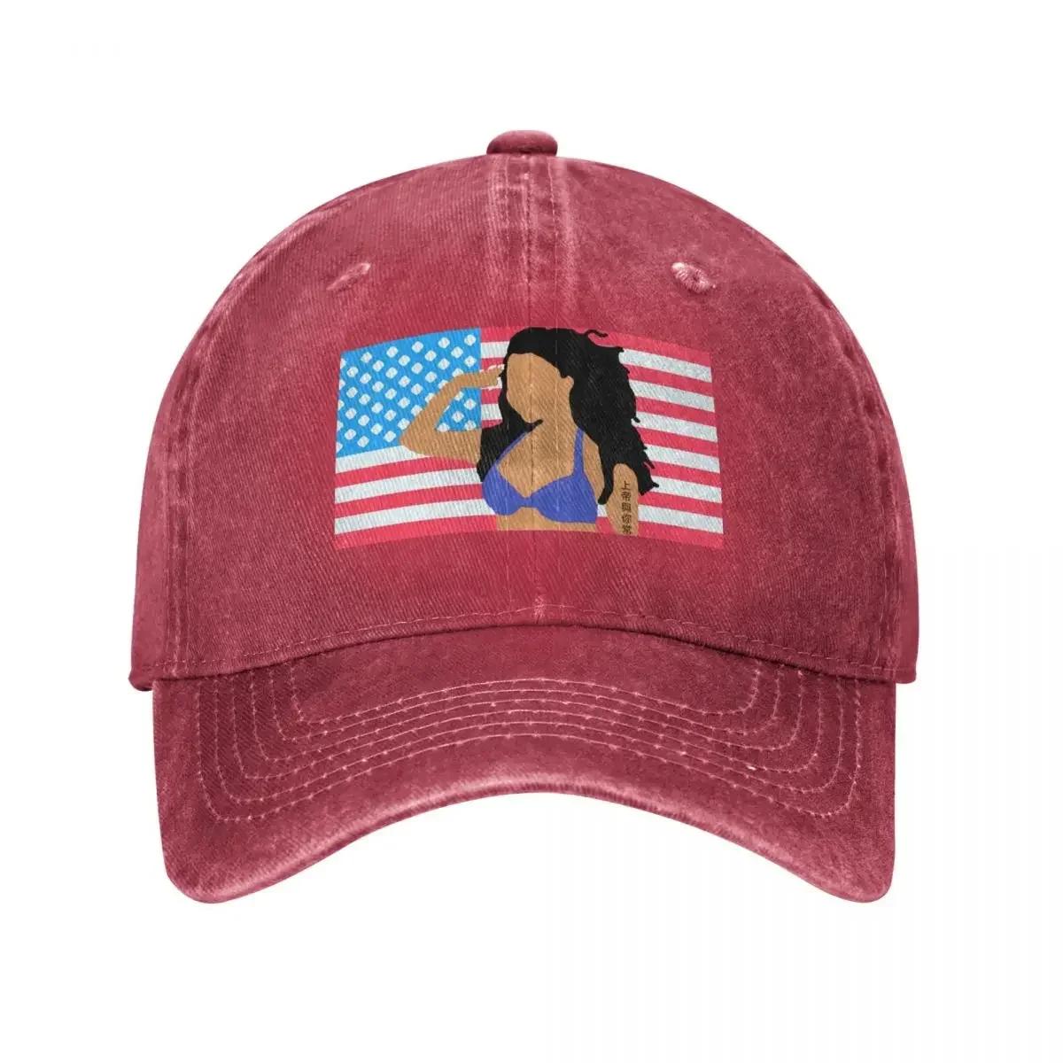 

Nicki Minaj Flag Baseball Cap fun hats western Hat Caps For Women Mens