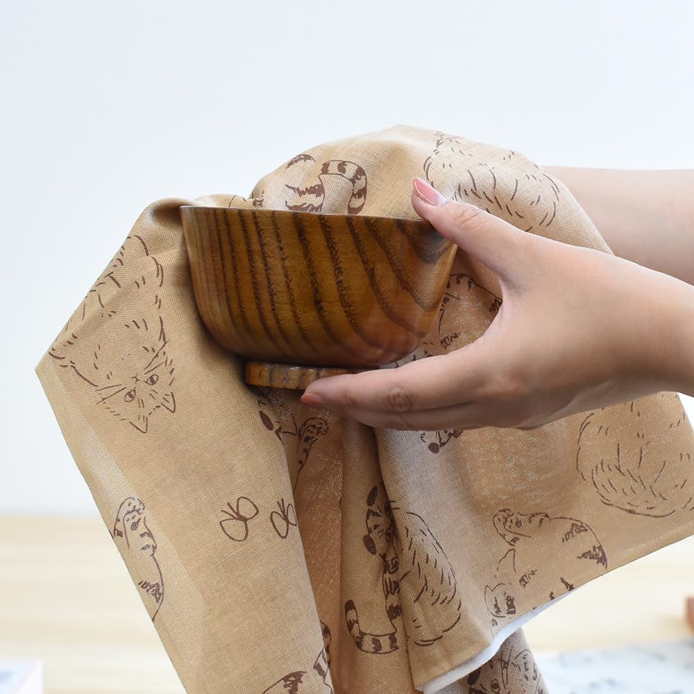 Ippinsha ChacoChaco Japansk Tenugui 33 x 60359 Handduk, 90cm, Brun,