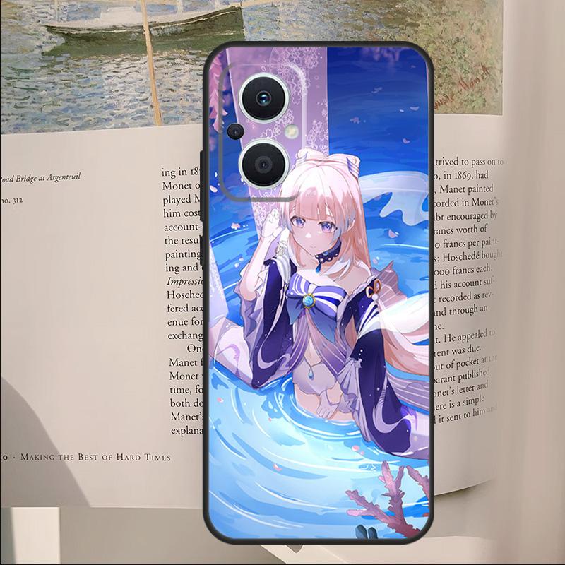 

Genshin Impact Sangonomiya Kokomi Cover For OPPO Reno 14 13 11 10 Pro 12F 11F 13F 14F 7 8 Lite OPPO Find X6 X5 X8 X9 Pro Case OPPO Reno14 F