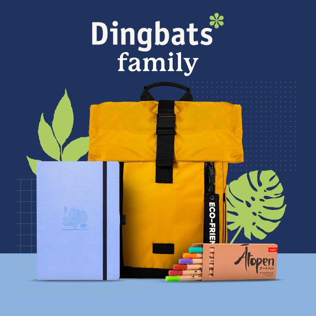 Dingbats Earth Dot A5 Medium Sky Blue Great Barrier Reef Hardcover Cream 100gsm Inkproof Paper Numbered Index Key Pages - Notebook, - - - Pages, &