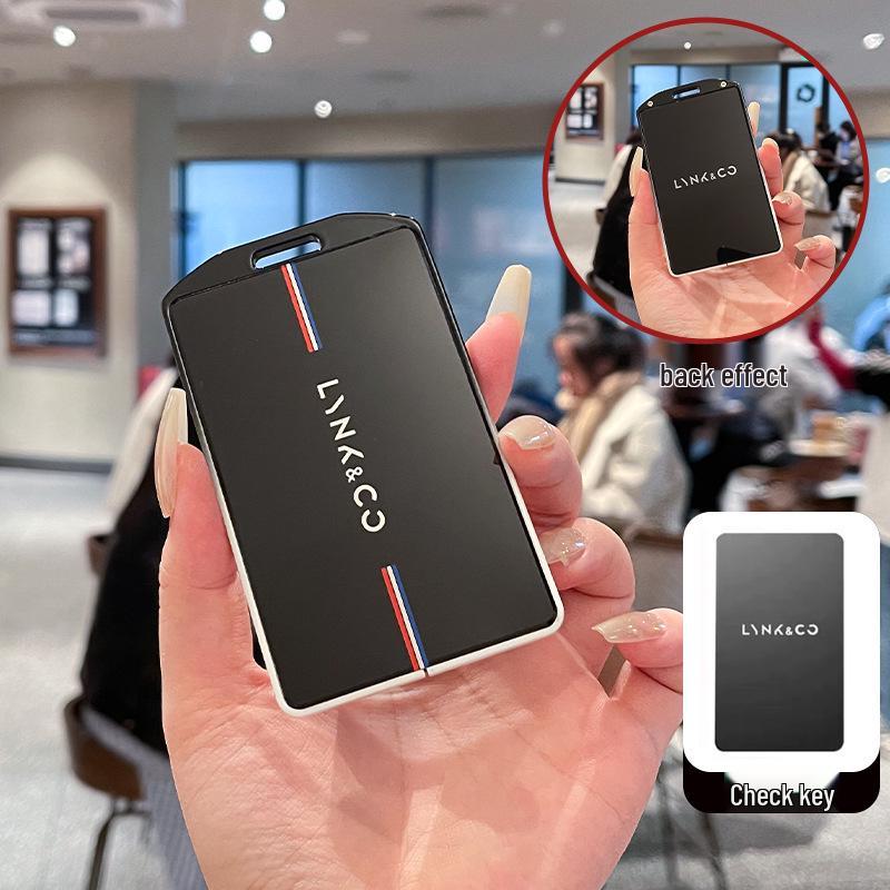 Lynk & Co 07/08/09 Suede Key Card Cover - Men's & Women's Remote Holder (2024)