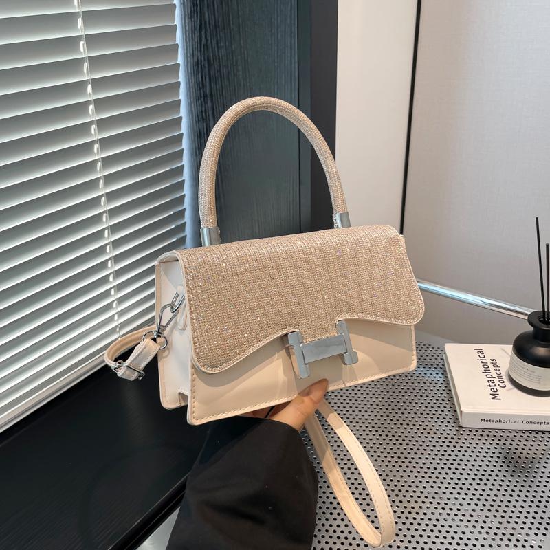 

Daily commuting simple style handbag trendy sense niche new shoulder bag premium versatile messenger bag хаки