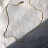 Simple Thin Snake Chain Gold Color Necklace For Women Niche Sexy Chain Choker Necklace Minimalist Jewelry Gifts