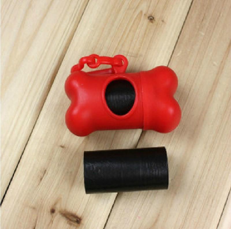 Dog Bone-Shaped Waste Bin with Bag for Poop Picker
