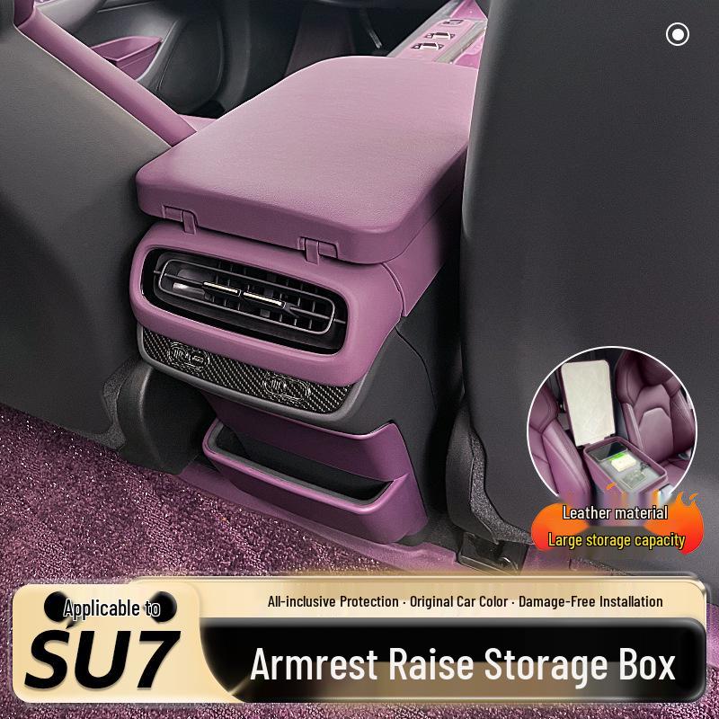 Xiaomi SU7 Armrest Box Heightening Pad & Car Storage Cover