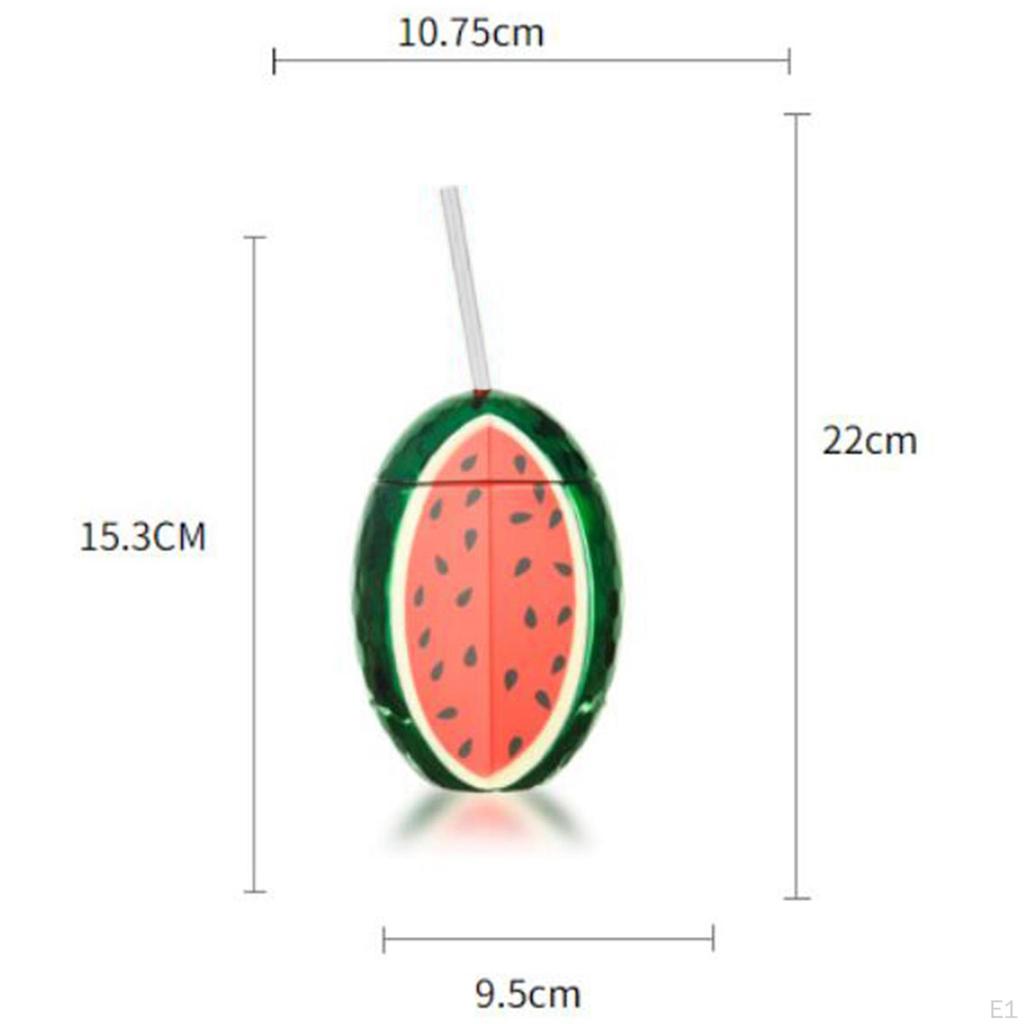 2 Pieces Water Bottle Fruit Novelty Drinking Cups for Bar Picnic Children