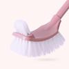 Toilettenbürsten-Set für Zuhause, Büro, Badezimmer, starke Borsten, gute Griffigkeit, kompakte lange Bürste, schwere Basis