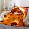 Custom Name Lion Adventure Party Blanket For Couch Bed Plush Cozy Fuzzy Blanket Super Soft Warm Blankets For Fall And Winter 0916270