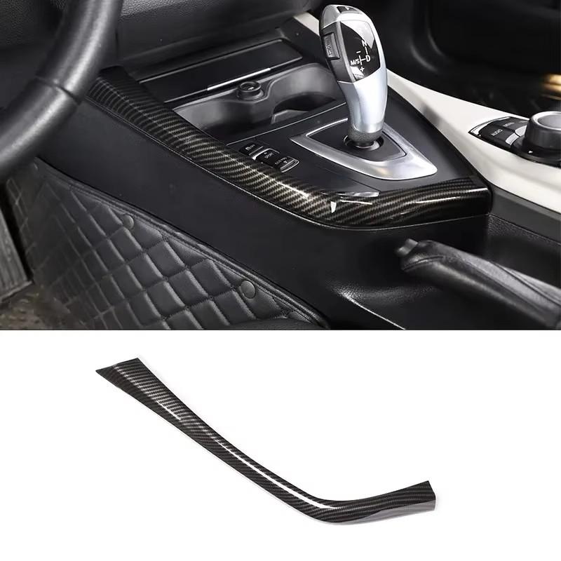 

For BMW 1 Series F20 F21 116I 118I 12-18 2 Series F22 F23 ABS Carbon Fiber Multimedia Panel Decoration Stickers Car Accessories Style D