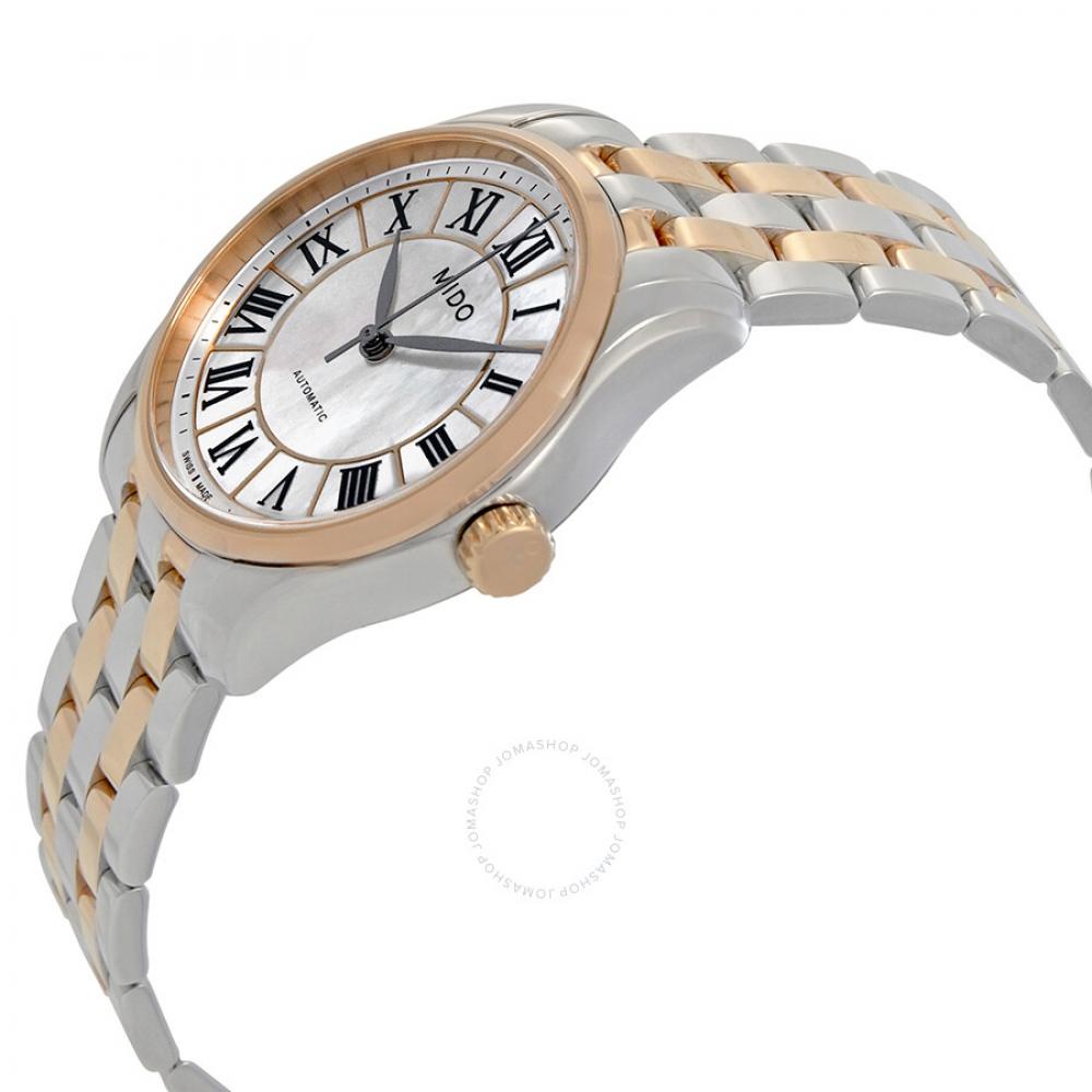 Mido Belluna Ii Mother Of Pearl Dial Ladies Watch M024.207.22.110.00 M0242072211000