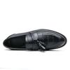 Fashion Men Retro Tassel Shoes Black Brown One Foot Comfortable Driving Shoes Business Office Formal Shoes Sizes 38-46 Men Shoes