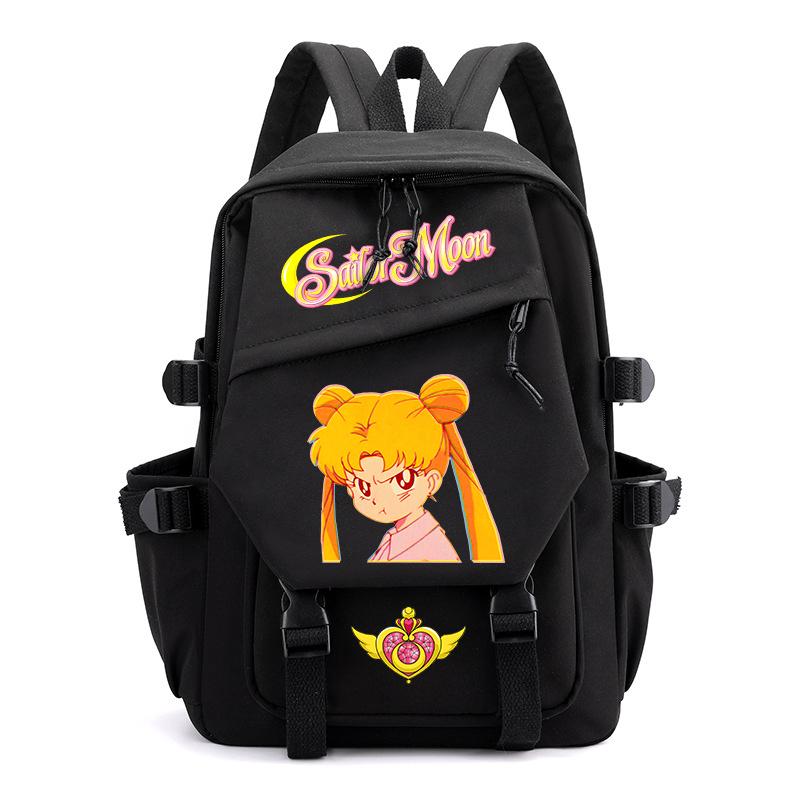 Sailor Moon Anime Backpack for Girls Tiny Student Rucksack for Elementary School Daily Use