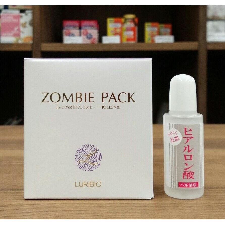 LURIBIO Zombie Pack 90g Brush includes 20ml Hyaluronic Acid Solution Seio Kumagai Mami Firming Radiance Agent Egg Albumin Tightening Lifting Wrinkles