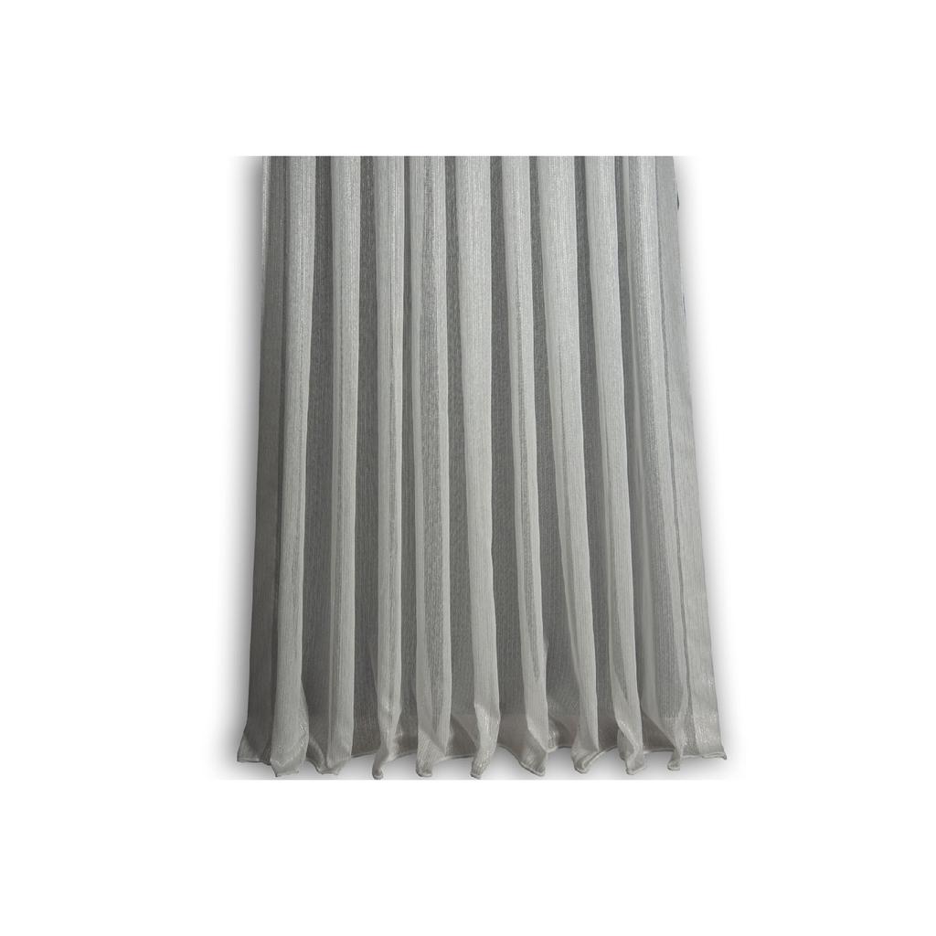 Tenda Piatta a Strisce Sottili (artury) Tenda di tulle Pila frequente (Da 1 a 3 pile) Piantare Argento