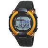 CREPHA Formia Digital Wristwatch Radio Wave Solar Dual Power Multi-Function Water Resistant 5 ATM Urethane Band Men's Orange FDM7862-OR