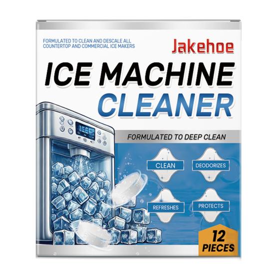 

Очиститель для льдогенераторов Очищающие таблетки Экологически чистый Безопасный в использовании Мощный Эффективный Универсальный очиститель для льдогенераторов Средство для удаления накипи 2pcs