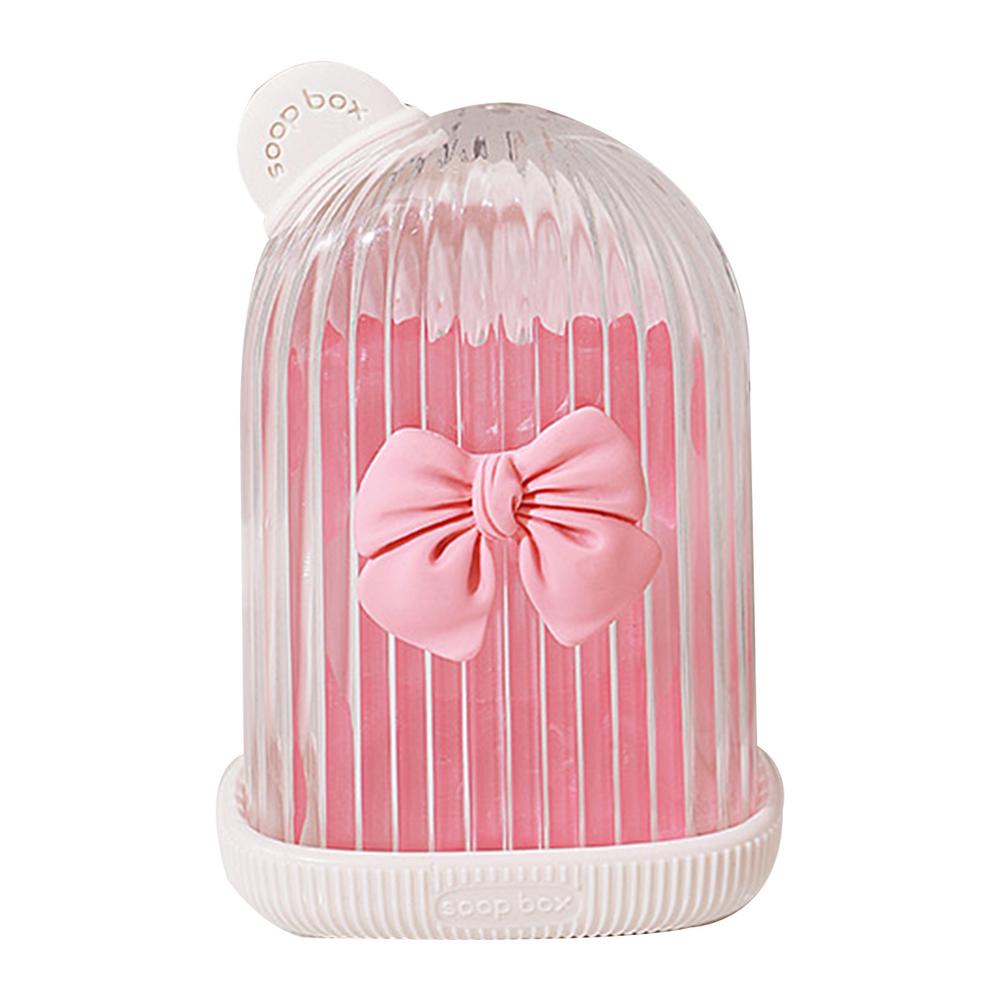 

Бокс для хранения в душевой, Бокс для хранения щетки для стирки с герметичной крышкой, Держатель для слива мыла для тела, Портативный, Поддерживает туалетные принадлежности в порядке белый