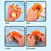 Simulation Persimmon Squeeze Toy Slow Rising Stress Relief Realistic Persimmon Squeeze Toy Soft Stretchy Fake Fruit Decompression Toy