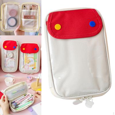 Big Capacity Pencil Case Stationery Pouch Bag Portable Multipurpose Colouring Pencils Organizer
