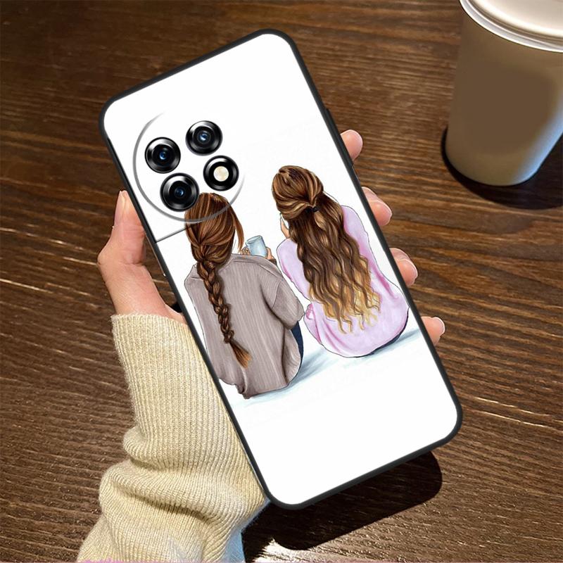 Best Friends BFF Matching For OnePlus 15 13 12 11 15R 13R 12R 8T 10T 13T Case For OnePlus Nord 5 CE 2 3 4 Lite N20 N30