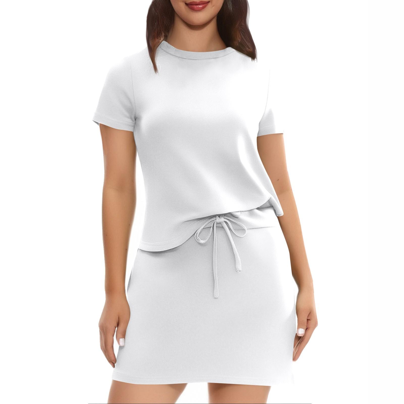 

Женские летние комплекты без рукавов, топы, спортивные костюмы, шорты на шнурках, спортивные костюмы XL белый