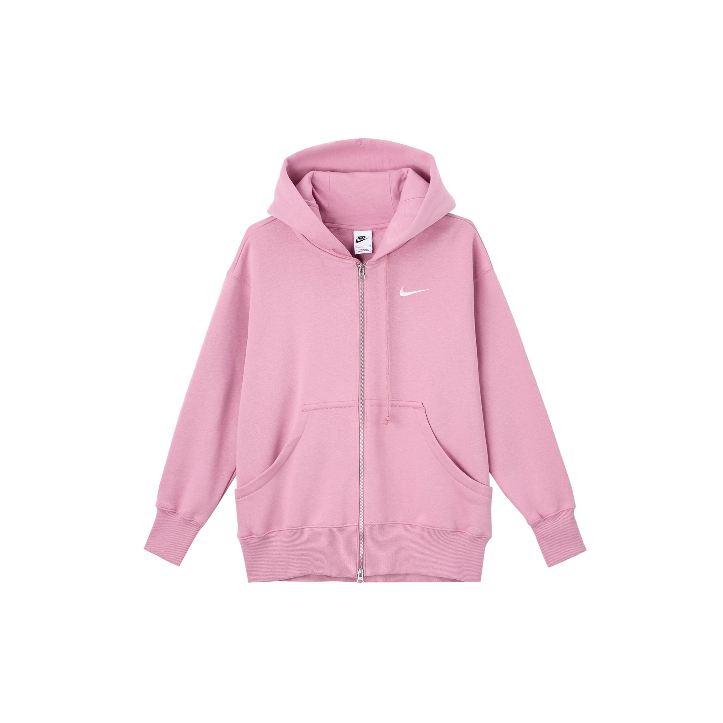 

New Nike Sportswear Phoenix Fleece Sweatshirt Women s Elemental Pink/Sail White DQ5759-699 M