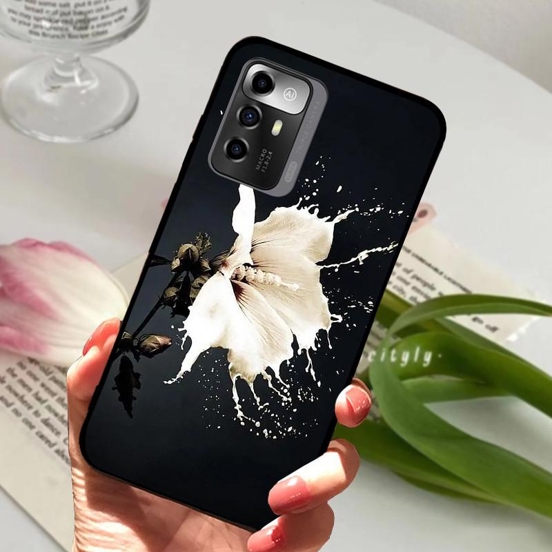 Für ZTE Blade A72 / A 72 5G / A52 Hülle Schwarzes Silikon Weiches TPU Funda Abdeckung für ZTE Blade A72 5G BladeA72 Bumper Schutzhülle Fundas