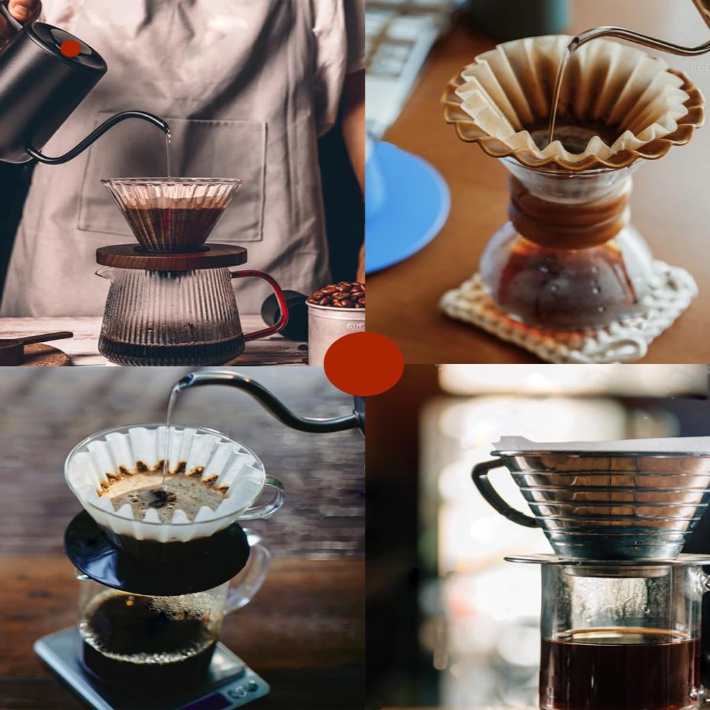 100 biodegradable basket coffee filters natural brown paper filters suitable for home and office disposable and eco-friendly white