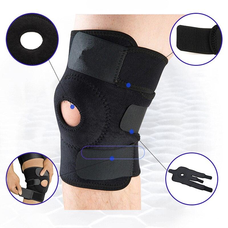 Non-Toxic Knee Brace Adjustable Knee Support Suitable For Sport Training And Knee Pain