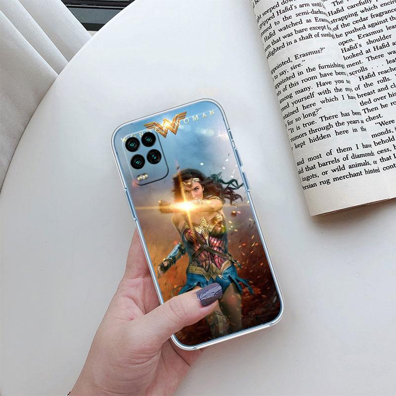 Wonder Woman Durchsichtige Handyhülle für Motorola Moto G7 G8 G9 G84 G85 G73 G24 G15 Z2 Play Power Plus