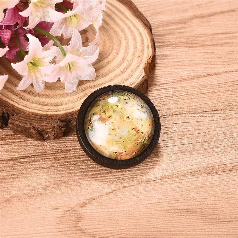 Wooden Base Brooch Tray for DIY Jewelry and Accessories