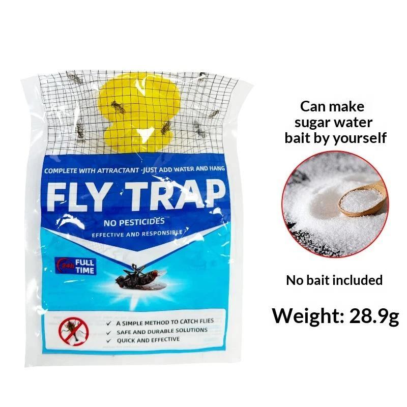 1Pcs Mosquito Trap Catcher Hanging Fly Trap Disposable Fly Catcher Bag Fly Wasp Insect Bug Killer Flies Trap For Outdoor