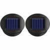 2pcs 7cm Solar LED Decorative Lights Electronic Glowing Accessories for Garden Patio Outdoor