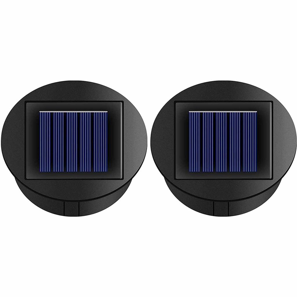 2pcs 7cm Solar LED Decorative Lights Electronic Glowing Accessories for Garden Patio Outdoor