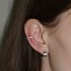 OURPIERRE GRANITO EARCUFF M SILVER