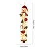 Festive Lighted Door Hanger Christmas Snowman Santa Reindeer Fabric Holiday Home Wall Decoration