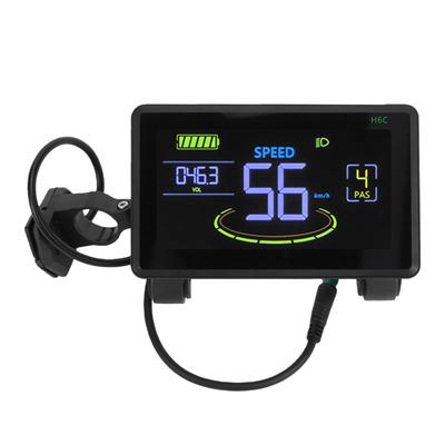 Electric Bike LCD Display Meter Electric Scooter Display Control Panel with Water Proof 5P Connector