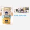 Transparent Sealed Cans for Kitchen Plastic Grain Storage Boxes Cans for Food