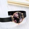CURREN 9060 Luxus Casual Business Quarz Damenuhr Blumenzifferblatt Elegante exquisite Dame Handgelenk
