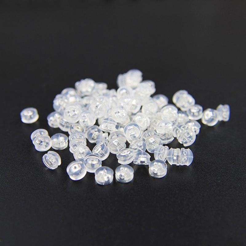 20pcs Silicone Earring Backs Comfortable Hypoallergenical Allergy Free Ear Plugs Earrings Fasteners for Daily Wear