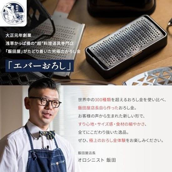 Iidaya Everoroshi (Made Japan Replaceable Blade Type Stainless Steel) Good Design Award Winner (Cheese Ginger Lemon Garlic) Professional Use Handheld