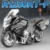 AAZT1 1:14 Scale R1250RT-P R1250RT Model Motorcycle Toys Alloy Diecast Sound Light Shock Absorption Pull Back Popular Motorbike Models
