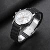 Silicone Soft Watchband Watch Strap 20mm 22mm Sports Waterproof Folding Safety Buckle Soft Silicone Strap Watch Accessories