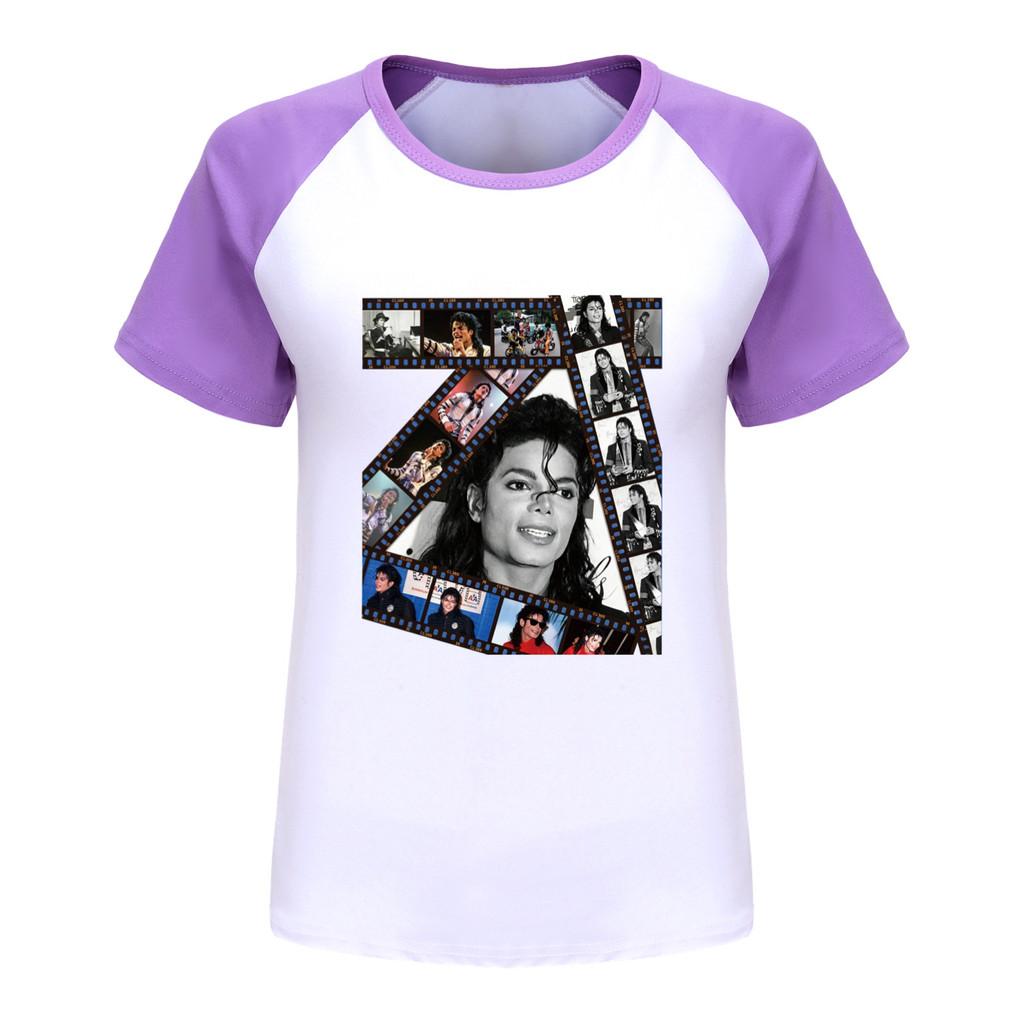 5716 Kids Boys Girls Jackson Print Raglan Sleeves T-Shirt