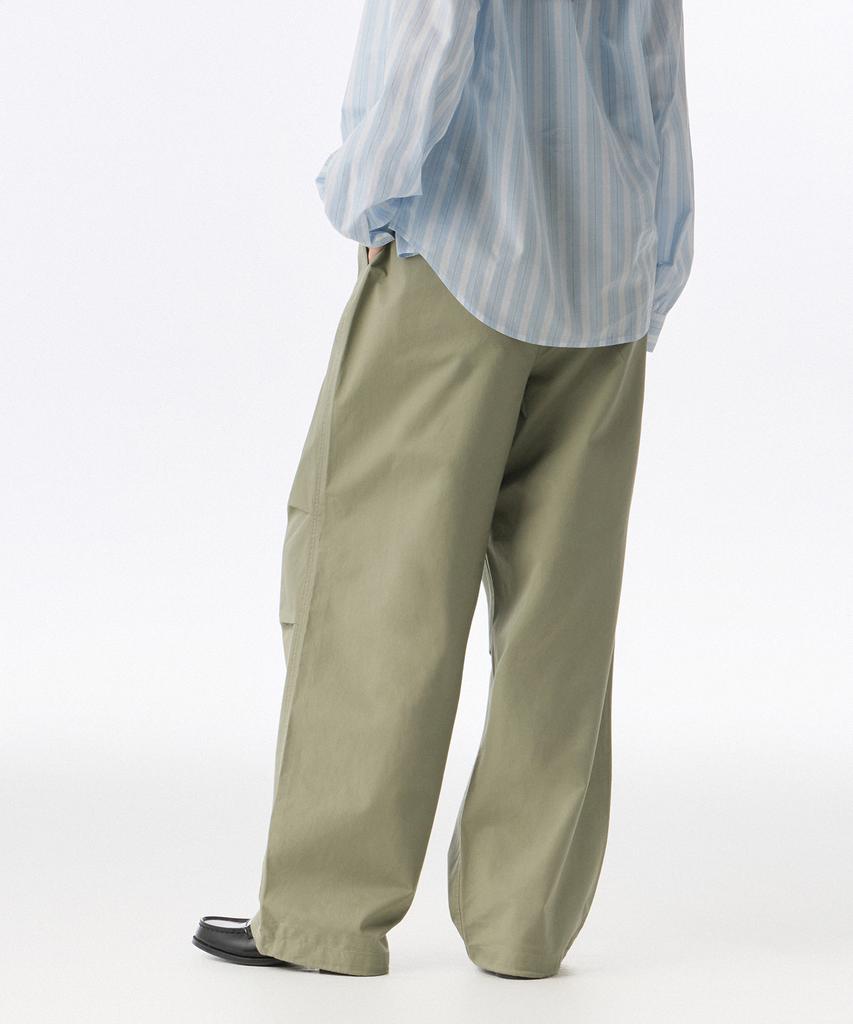 MUSINSA STANDARD WOMAN Women'S Cotton Parachute Pants [Light Khaki]