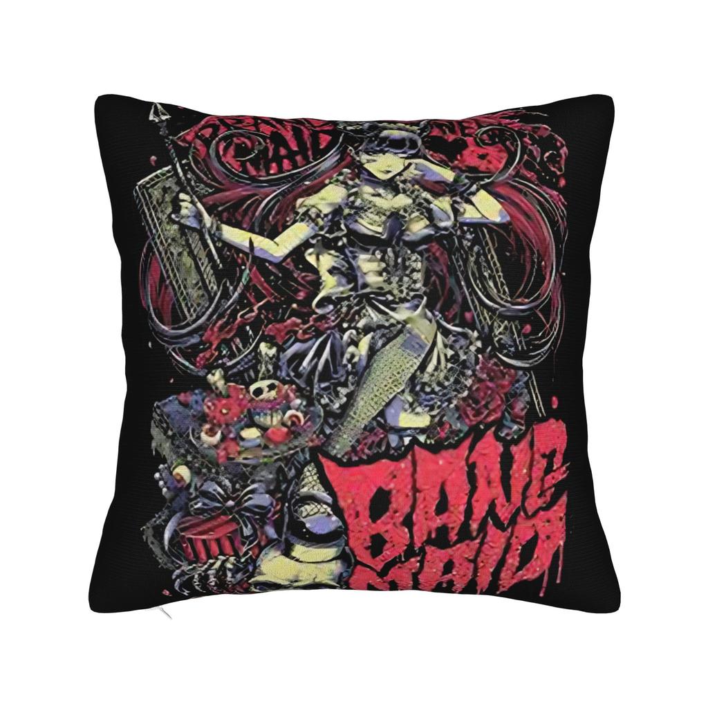 Band Maid Girls Rock Square Pillow Case Cushion Covers Awesome Zipper Decorative Pillowcase for Sofa xcm