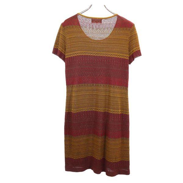 YVES SAINT LAURENT Overall handle Short sleeve knit one piece L Women Used