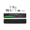 Keyboard Wrist Rest Pad with Cleaning Tool Kit 14.17 Inch Ergonomic Non Slip Base Gaming Wrist Pad and Cleaner Kit Black