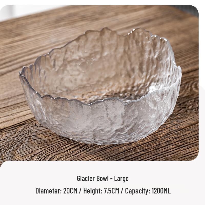 Хрустальная ледниковая стеклянная фруктовница Jing Yu Heng